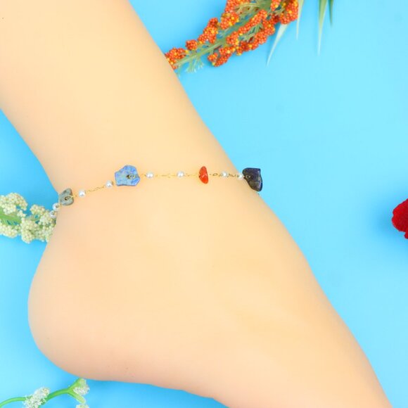 Elegant Handmade Anklet – Perfect for Women & Girls | Ideal Gift Option, DYC1772 - Picture 2 of 10